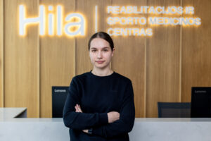 „Hila“ Klaipėdos reabilitacijos centro kineziterapeutė Gabrielė Lipskytė